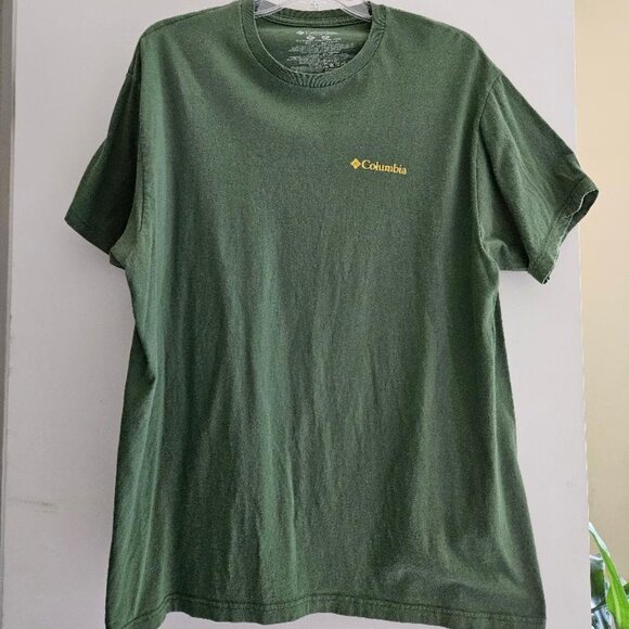 Men`s XL Green Colombia T-Shirt - I`M NOT LOST I`M EXPLORING - Picture 2 of 3